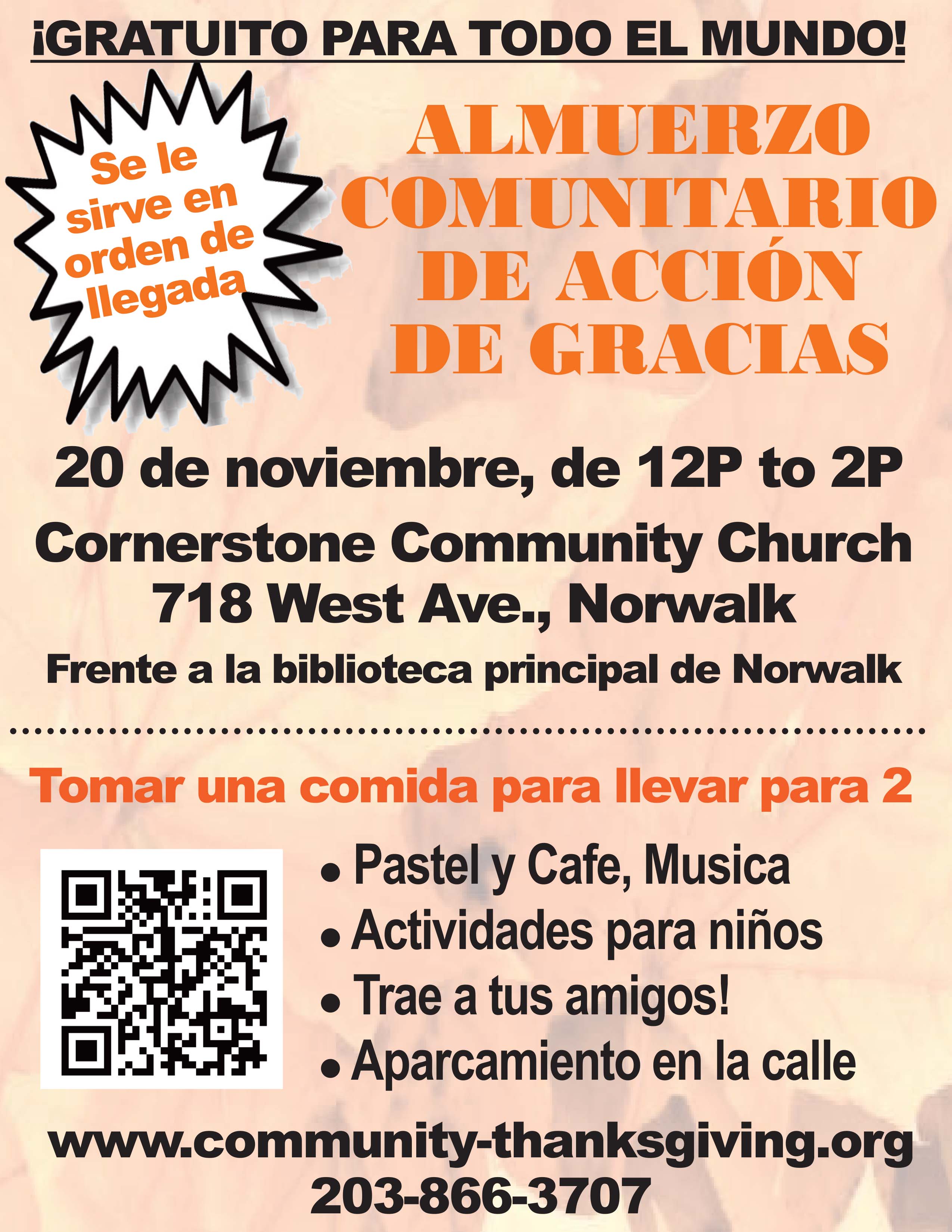 CTL Spanish Flyer with Tabs_Thanksgiving Community Luncheon